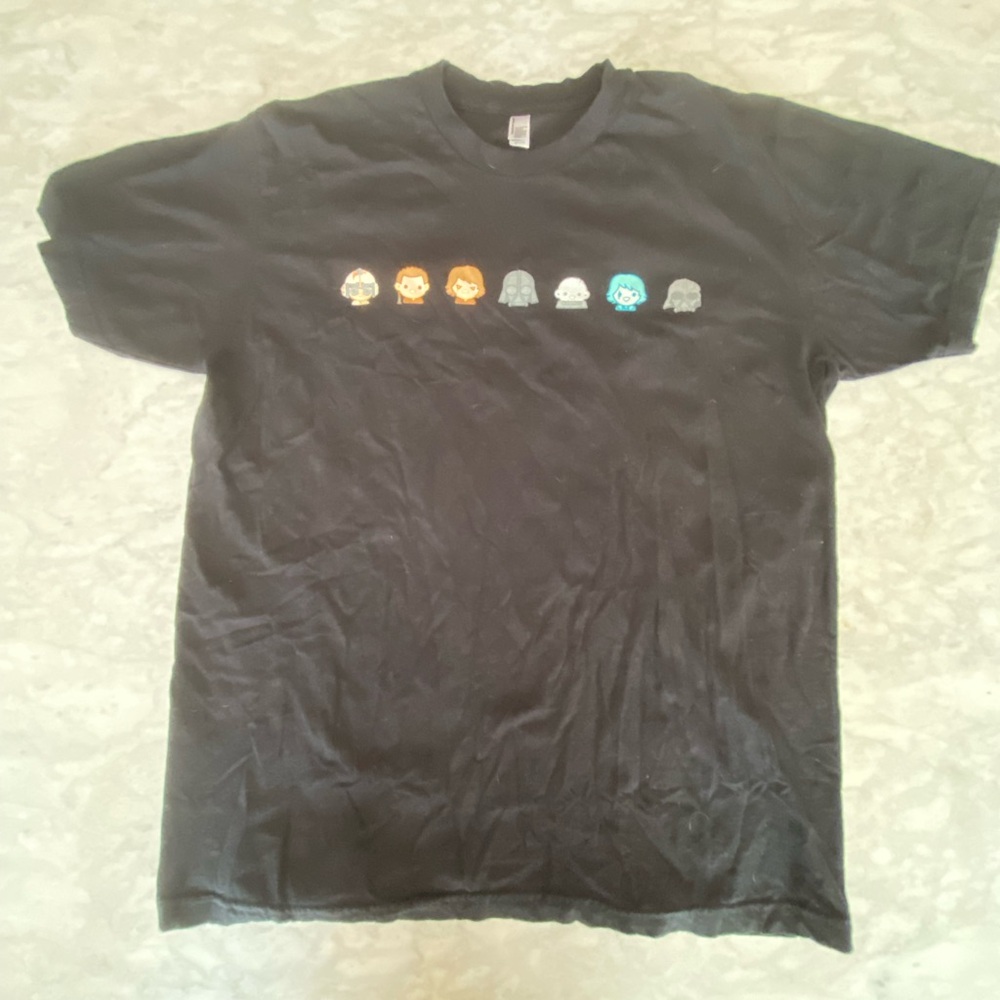 American Apparel Black Star Wars Short Sleeve Tee, art by Truck Torrence